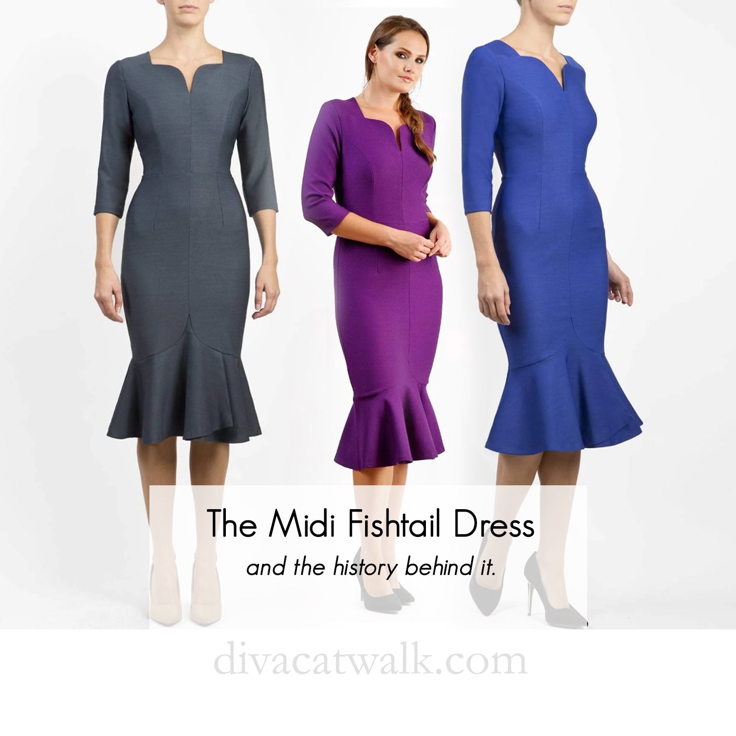 The Midi Fishtail Dress and the History Behind It. –