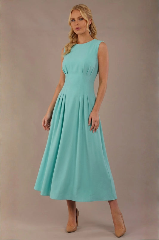 Cleo Pleated Midaxi Dress