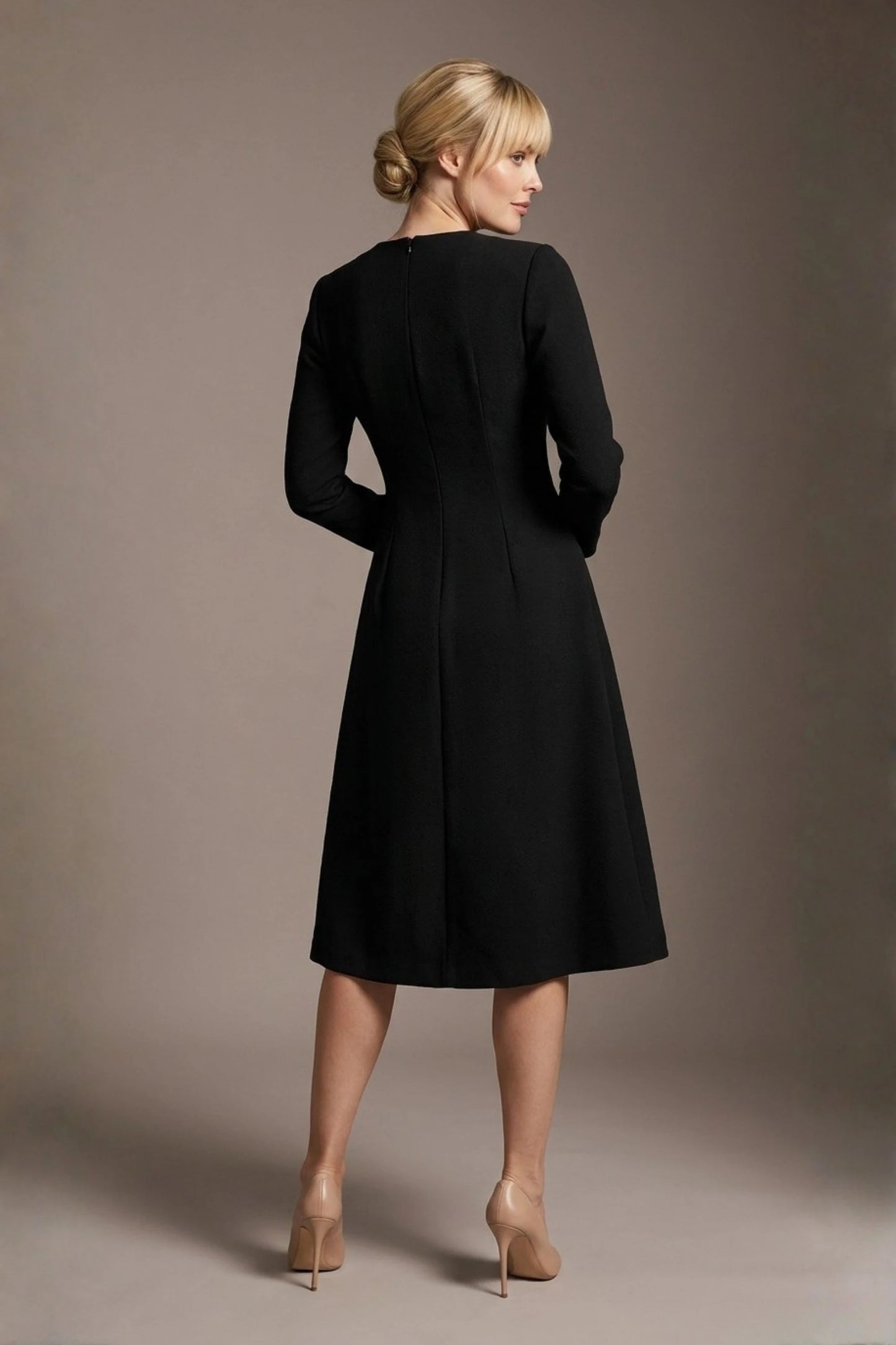 Turner Long Sleeve A-Line Dress