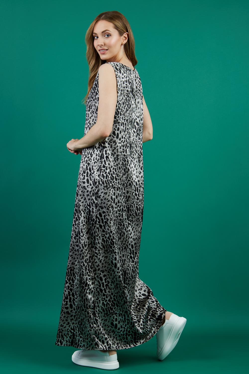 Corina Sleeveless Maxi Printed Dress