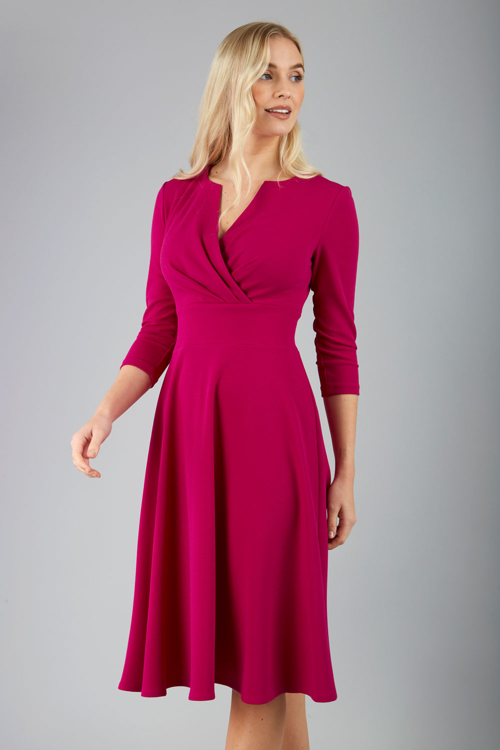 January Sleeved Swing Dress