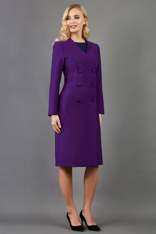 Seed Silverstone Long Sleeve Coat Dress