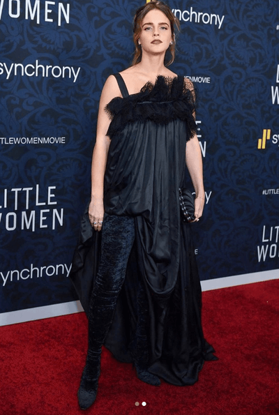 Emma Watson’s Gothic Look For the ‘Little Women’ NYC Premiere Is Setting Winter's Biggest Trend