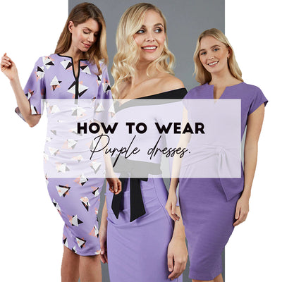 How to Wear Purple - The Best Purple Colour Dresses UK