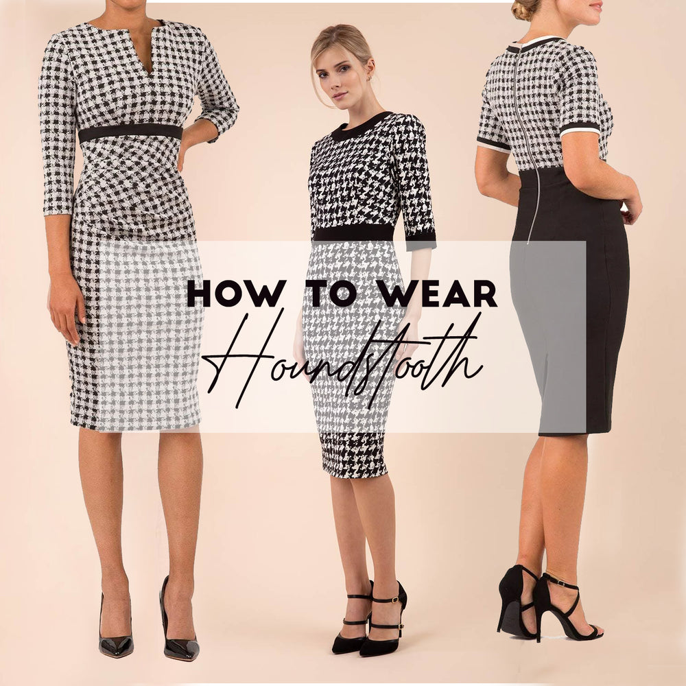 How to Wear Houndstooth - and Where to Get the Houndstooth Dress of 2022!