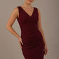 Banbury Sleeveless Pencil Dress -(Merlot Red)