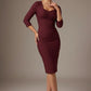Seed Greenwich Sleeved Pencil Dress 