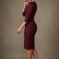 Seed Greenwich Sleeved Pencil Dress 