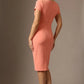 Donna Short Sleeved Pencil Dress
