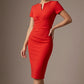 Donna Short Sleeved Pencil Dress