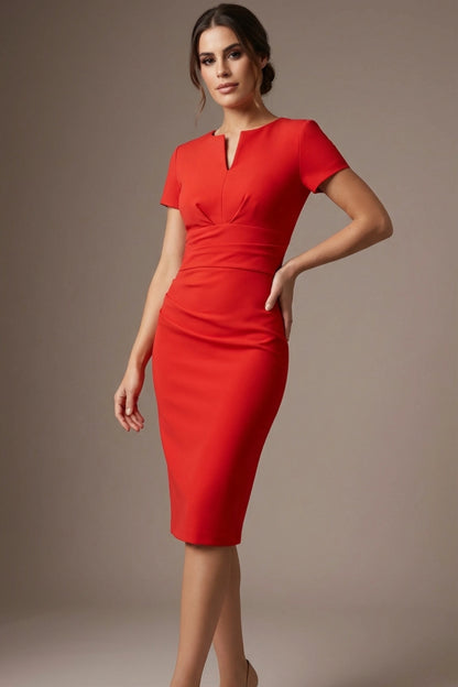 Donna Short Sleeved Pencil Dress