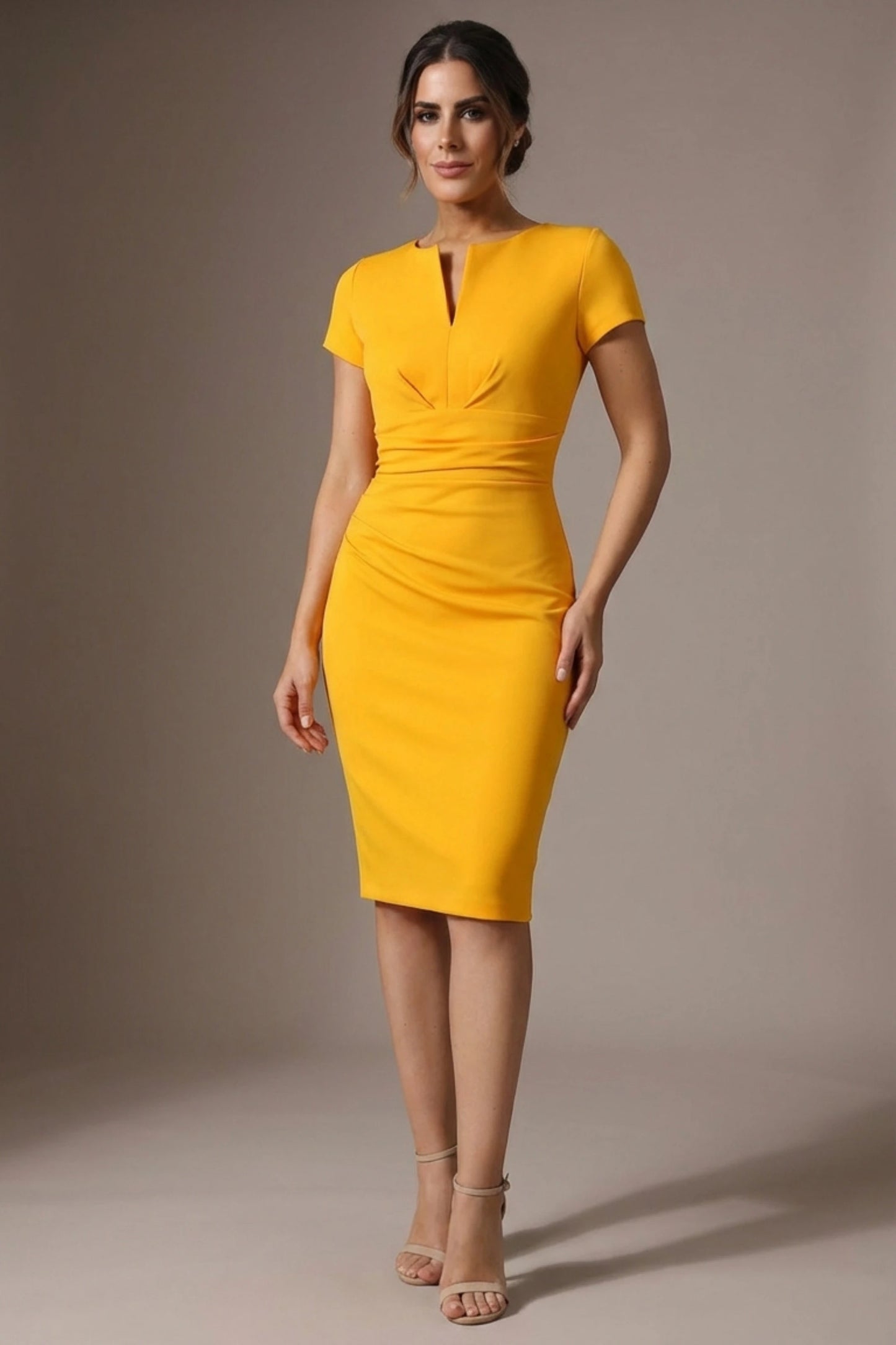 Donna Short Sleeved Pencil Dress