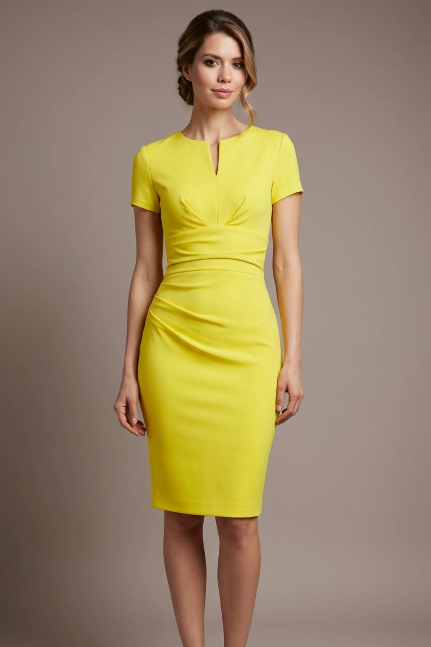 Donna Short Sleeved Pencil Dress