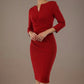 Donna 3/4 Sleeved Pencil Dress 