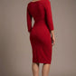 Donna 3/4 Sleeved Pencil Dress 