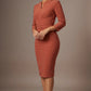 Donna 3/4 Sleeved Pencil Dress 