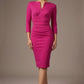Donna 3/4 Sleeved Pencil Dress 