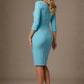 York 3/4 Sleeve Pencil Dress 