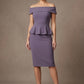 Moonlight Off Shoulder Peplum Dress 