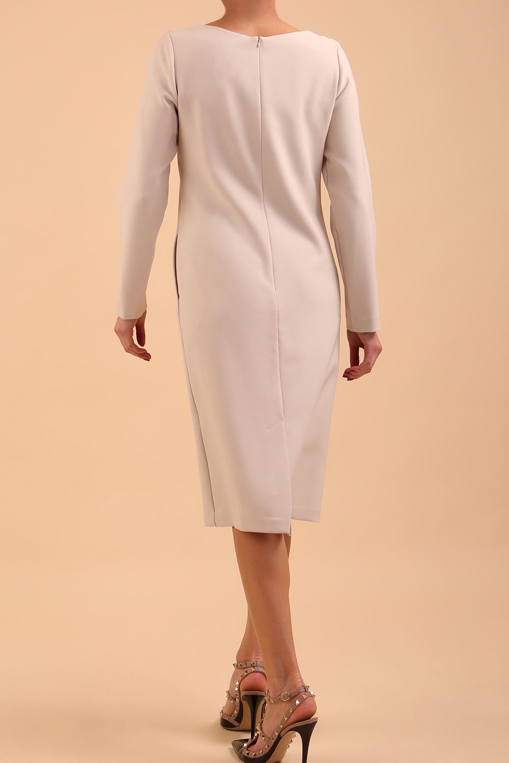 Long sleeve hotsell shift cocktail dress