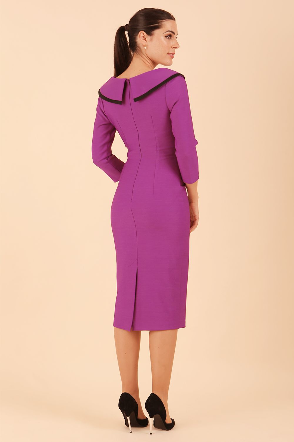 Seed Elsye 3/4 Sleeve Midi Length Pencil Dress