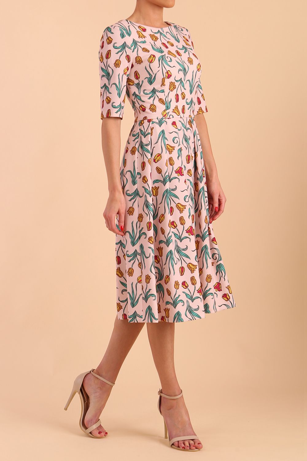 (PRE-ORDER) Madison Swing Skirt Print Dress