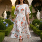 Model wearing diva catwalk Ariana A-Line Midaxi Dress skirt dress