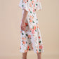 Model wearing diva catwalk Ariana A-Line Midaxi Dress skirt dress