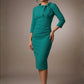 Juliette 3/4 Sleeve Knee Length Pencil Dress 