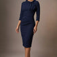Juliette 3/4 Sleeve Knee Length Pencil Dress 
