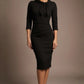 Juliette 3/4 Sleeve Knee Length Pencil Dress 