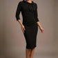 Juliette 3/4 Sleeve Knee Length Pencil Dress 