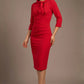 Juliette 3/4 Sleeve Knee Length Pencil Dress 