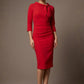 Juliette 3/4 Sleeve Knee Length Pencil Dress 