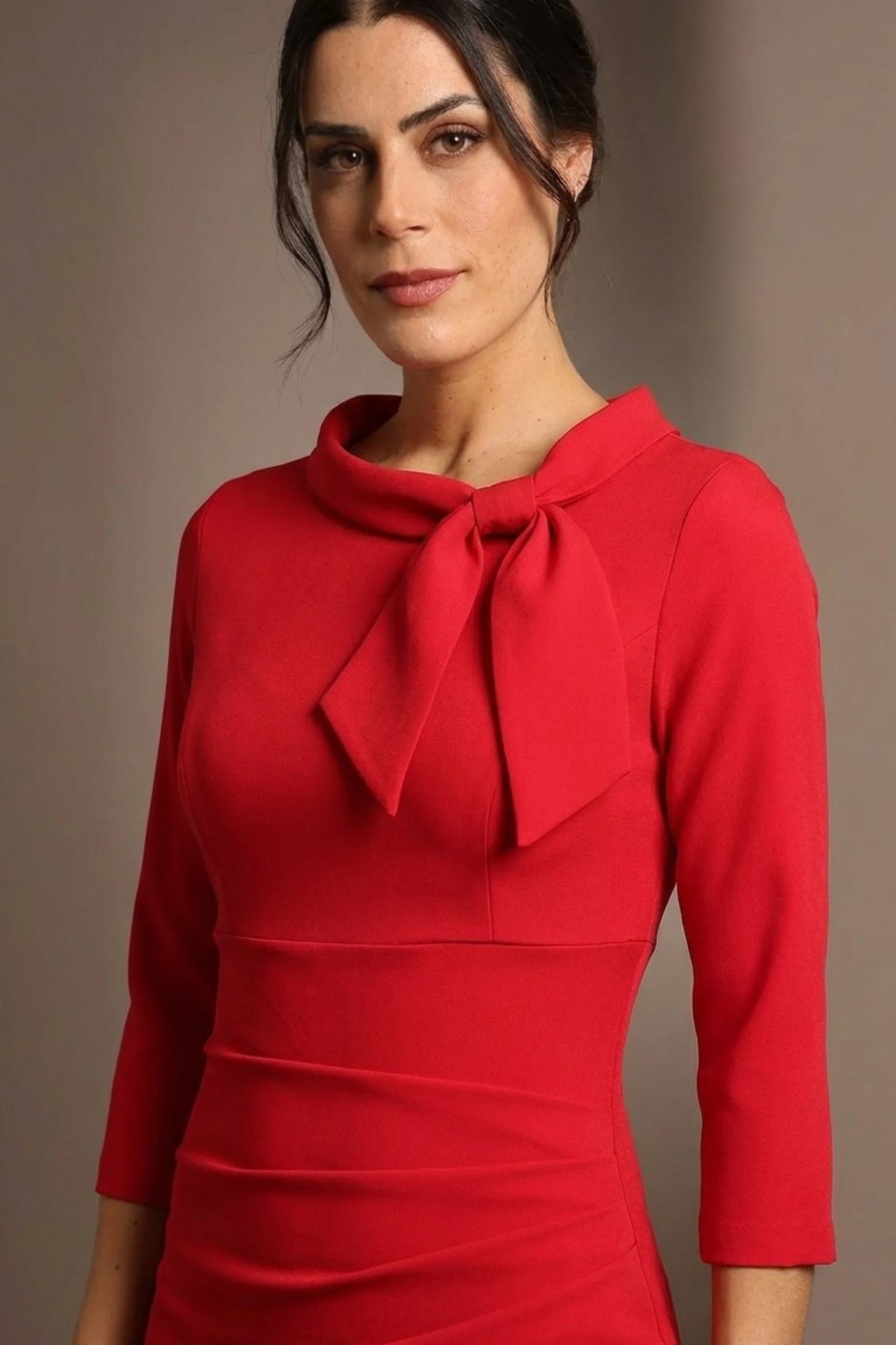 Juliette 3/4 Sleeve Knee Length Pencil Dress 