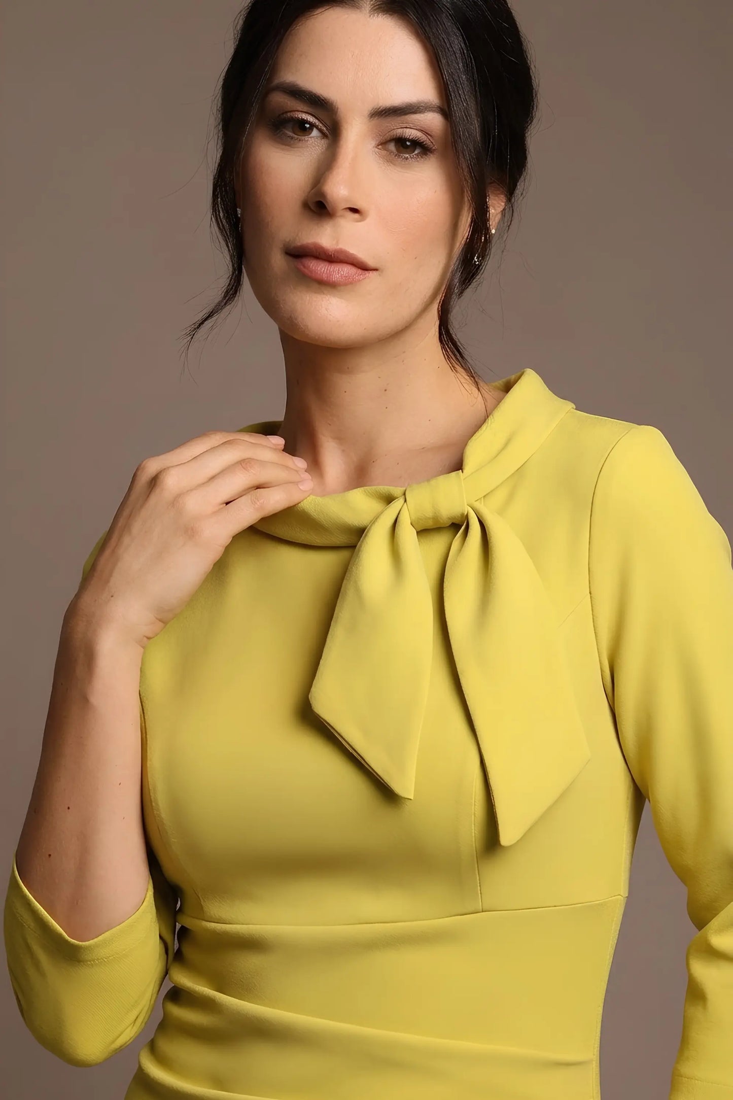 Juliette 3/4 Sleeve Knee Length Pencil Dress 
