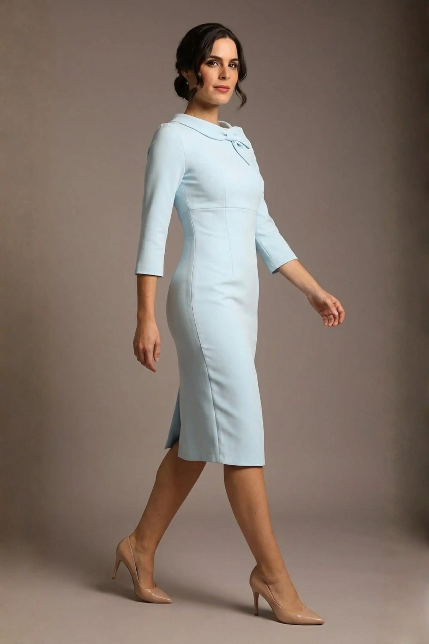 Juliette 3/4 Sleeve Knee Length Pencil Dress 