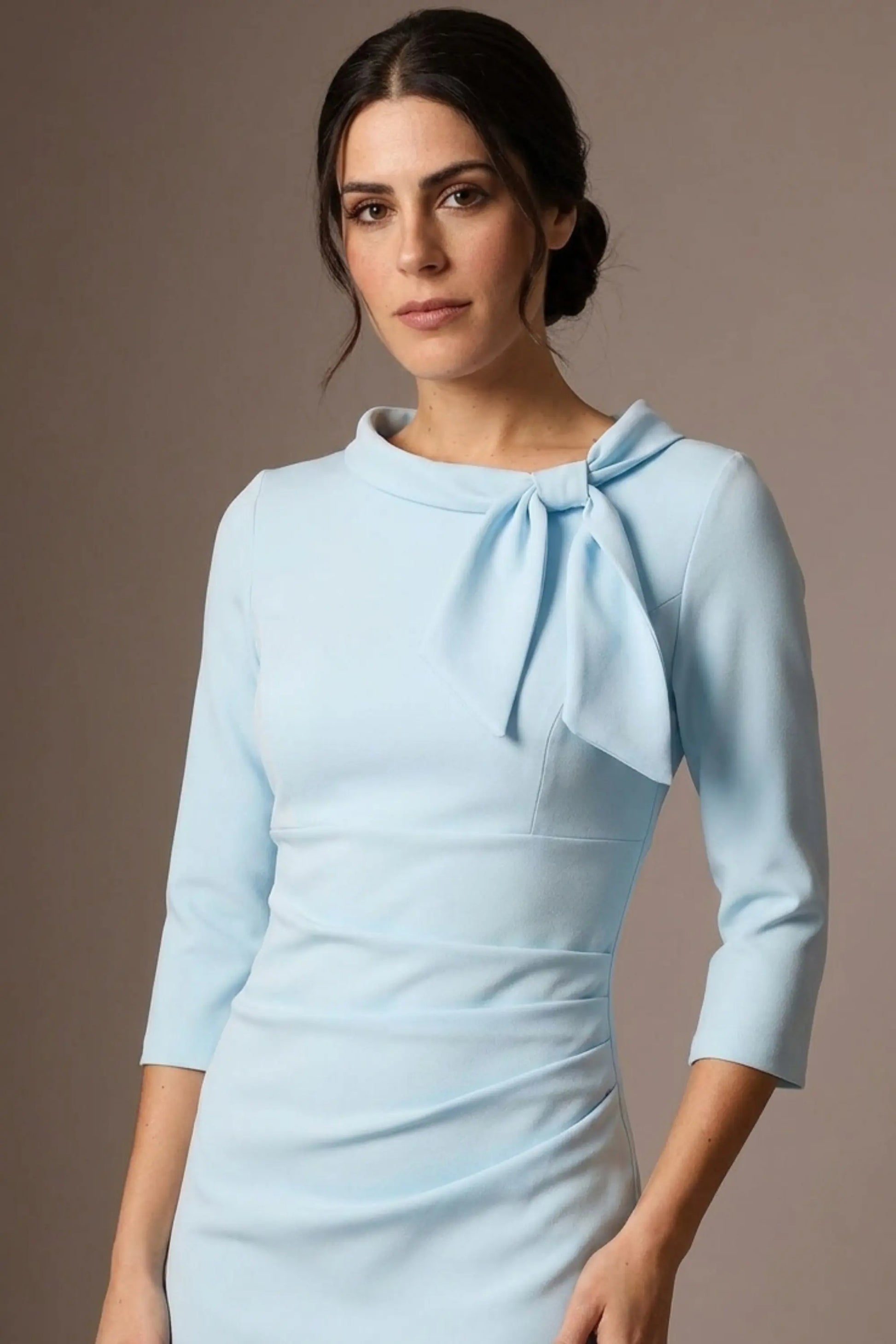Juliette 3/4 Sleeve Knee Length Pencil Dress 