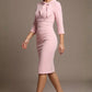 Juliette 3/4 Sleeve Knee Length Pencil Dress 