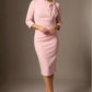 Juliette 3/4 Sleeve Knee Length Pencil Dress 
