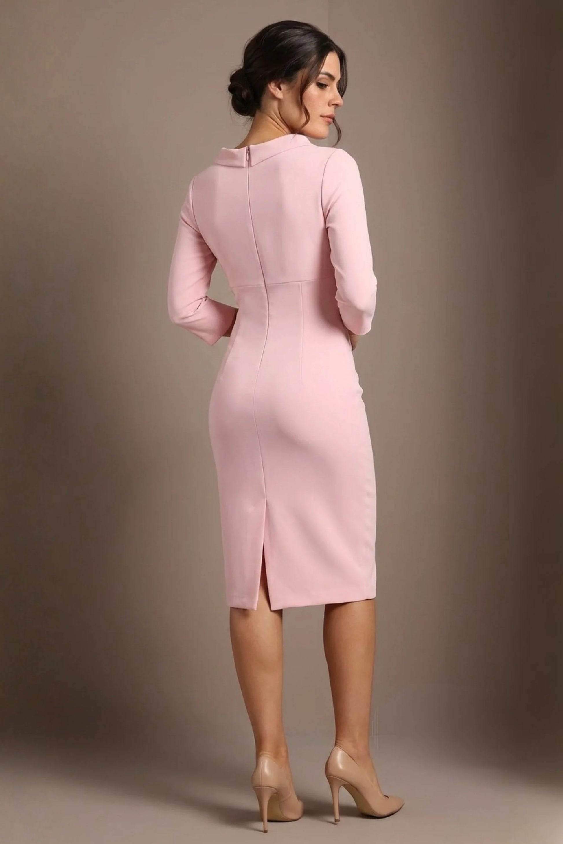 Juliette 3/4 Sleeve Knee Length Pencil Dress 