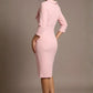 Juliette 3/4 Sleeve Knee Length Pencil Dress 