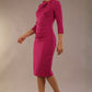 Juliette 3/4 Sleeve Knee Length Pencil Dress 