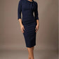 Juliette 3/4 Sleeve Knee Length Pencil Dress 
