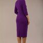 Indira 3/4 Sleeve Knee Length Pencil Dress 