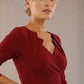 Indira 3/4 Sleeve Knee Length Pencil Dress 