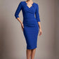Indira 3/4 Sleeve Knee Length Pencil Dress 