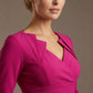 Indira 3/4 Sleeve Knee Length Pencil Dress 