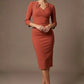 Indira 3/4 Sleeve Knee Length Pencil Dress 