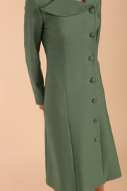 Seed Heston Long Sleeve Coat Dress